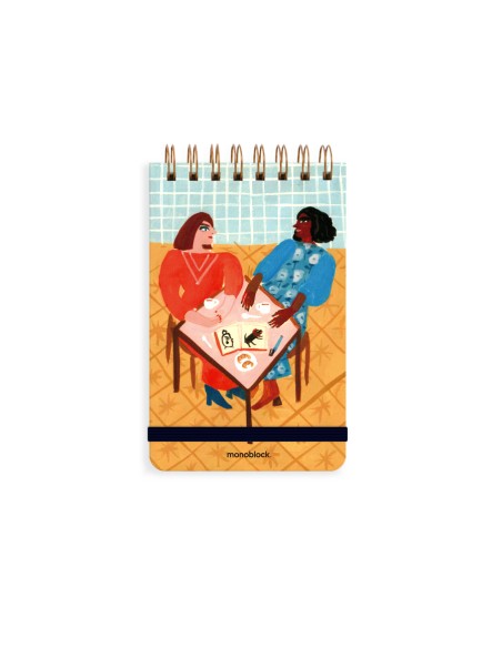 Libreta Un cortado y dos medialunas (María Luque)