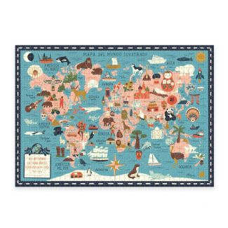 Puzzle 1000 piezas Mapa del... 2