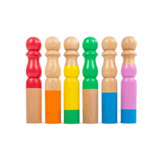 Juego de bolos de madera...