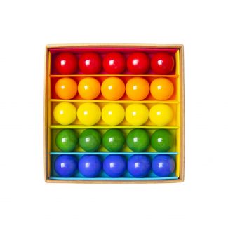 Caja de canicas Rainbow