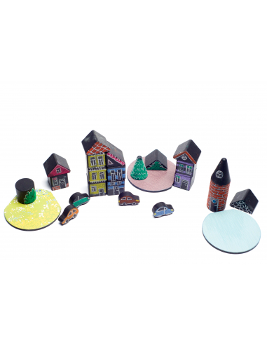 Bloques de construcción de pizarra...