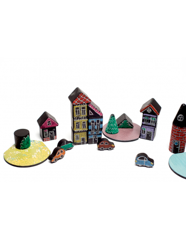 Bloques de construcción de pizarra...