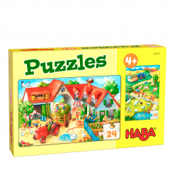Puzzles 24 piezas La granja