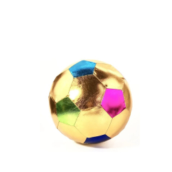 Pelota de fútbol dorada 22 cm