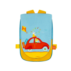 Mochila infantil bordada -...