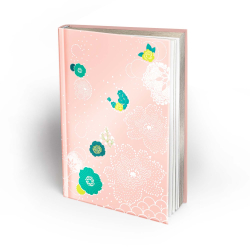 Libreta A6 deluxe - FLORES