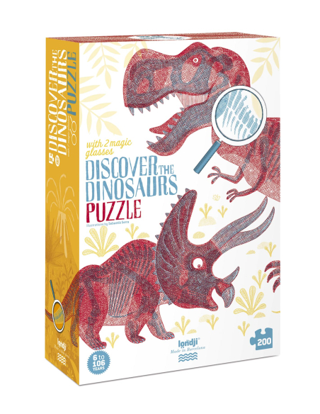 Puzzle 200 piezas Discover the Dinosaurs - Londji