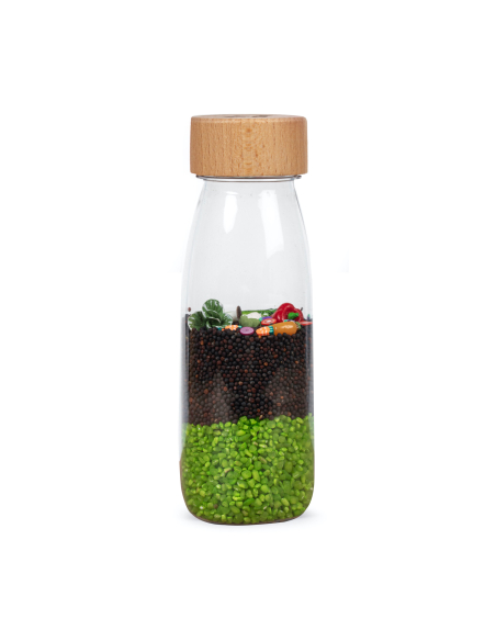 Botella Sensorial Learn Veggies- Petit Boum
