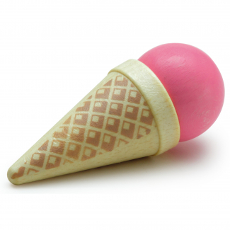 Helado de cucurucho de fresa 2