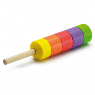 Helado de colores de madera 2