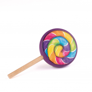 Helado arcoiris de madera 2