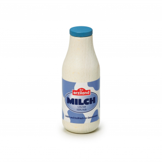 Botella de leche de madera...